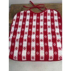 Set Of 8 Vintage Red & White Lobster Bibs Baby Bibs Towels Burp Clothes